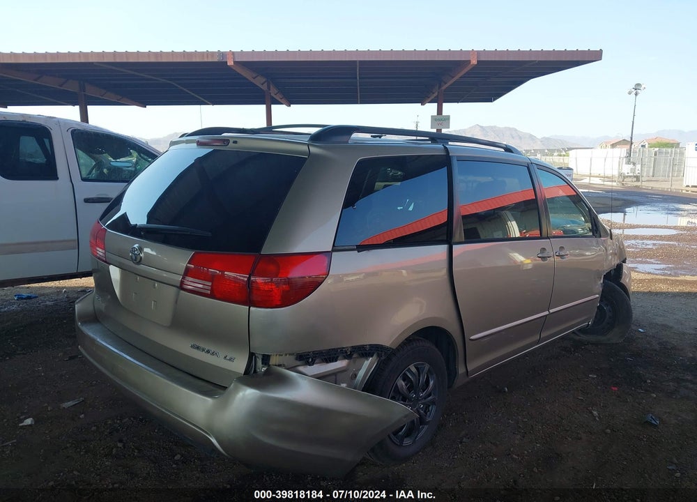 2004 TOYOTA SIENNA LE VIN: 5TDZA23C84S117138