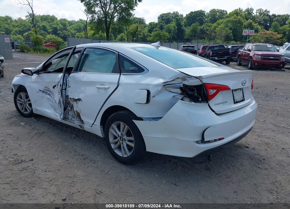 2016 HYUNDAI SONATA SE VIN: 5NPE24AFXGH362098