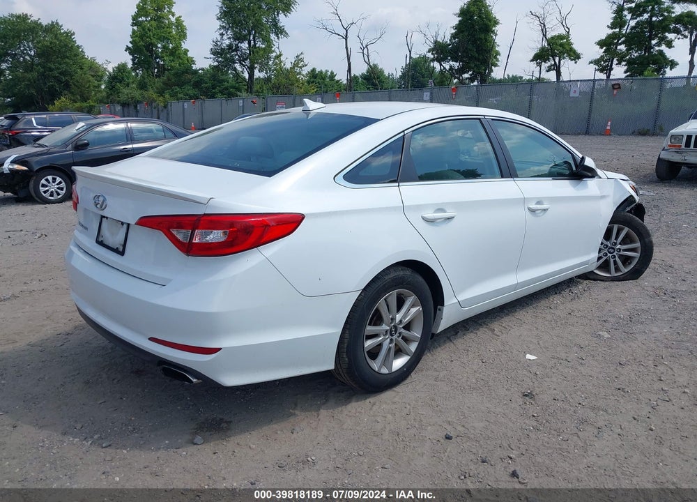 2016 HYUNDAI SONATA SE VIN: 5NPE24AFXGH362098
