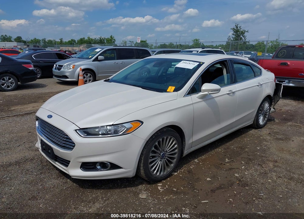 2013 FORD FUSION TITANIUM VIN: 3FA6P0K9XDR240024