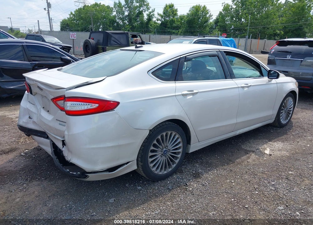 2013 FORD FUSION TITANIUM VIN: 3FA6P0K9XDR240024