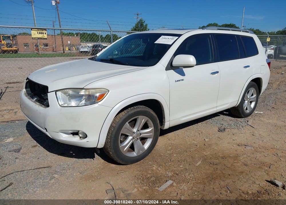 2009 TOYOTA HIGHLANDER LIMITED VIN: JTEDS42A492087438