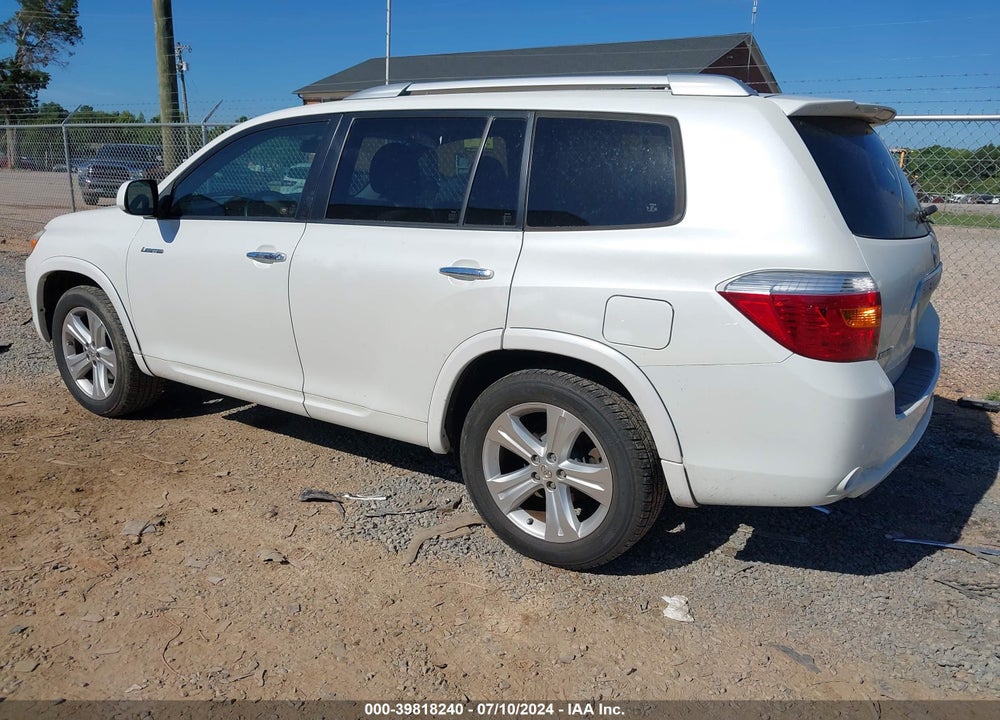 2009 TOYOTA HIGHLANDER LIMITED VIN: JTEDS42A492087438