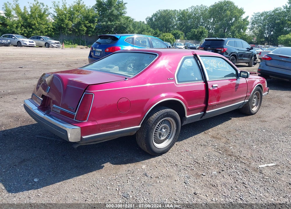 1991 LINCOLN MARK VII LSC VIN: 1LNCM93E6MY675755