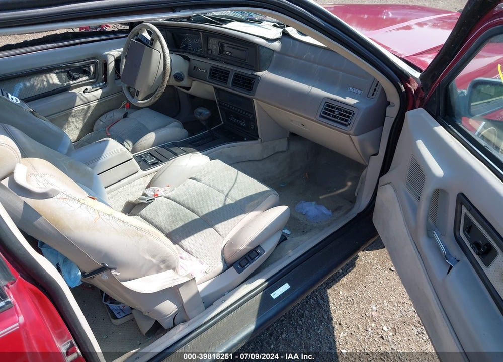 1991 LINCOLN MARK VII LSC VIN: 1LNCM93E6MY675755