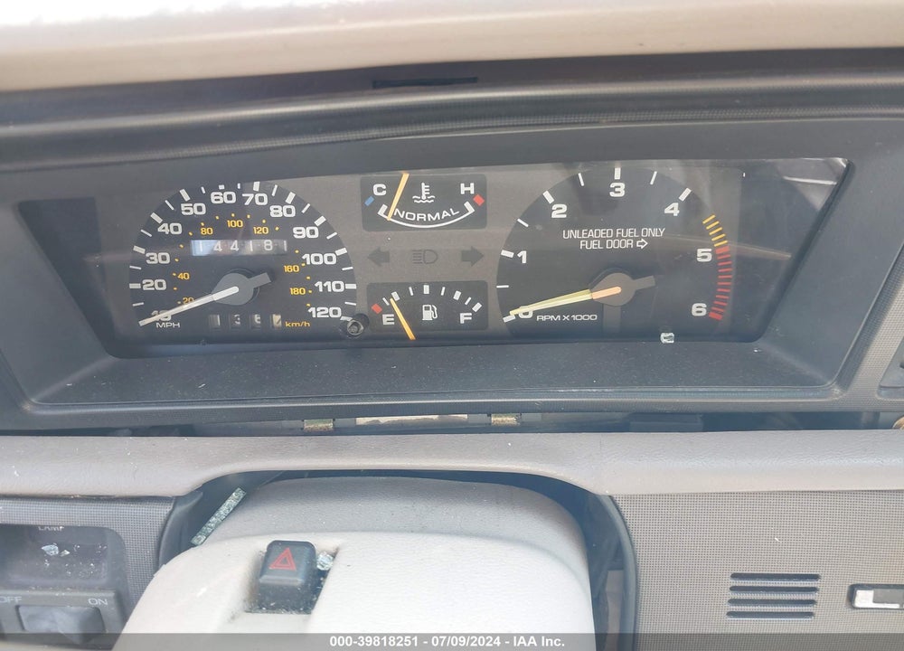 1991 LINCOLN MARK VII LSC VIN: 1LNCM93E6MY675755
