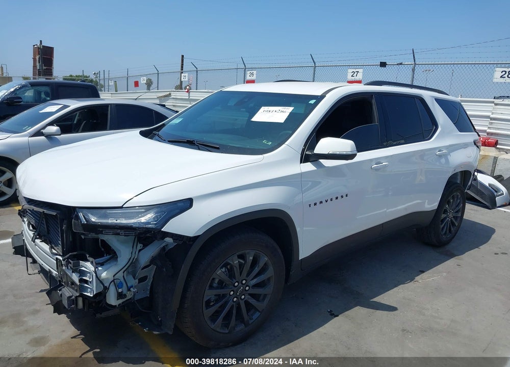 2022 CHEVROLET TRAVERSE FWD RS VIN: 1GNERJKW4NJ175346