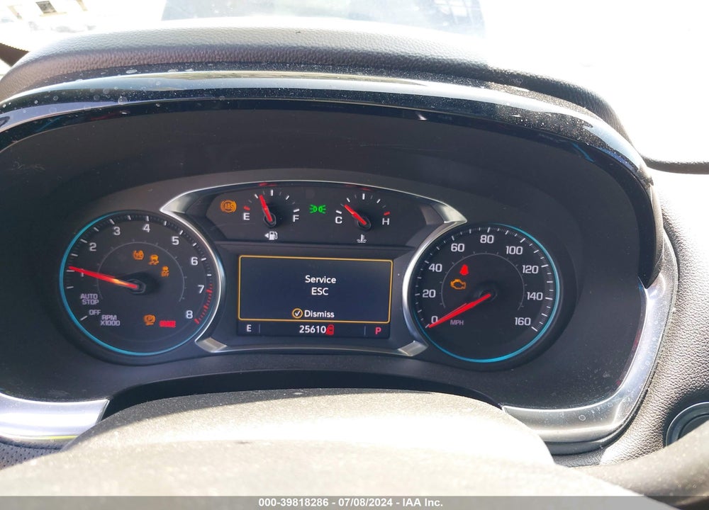 2022 CHEVROLET TRAVERSE FWD RS VIN: 1GNERJKW4NJ175346