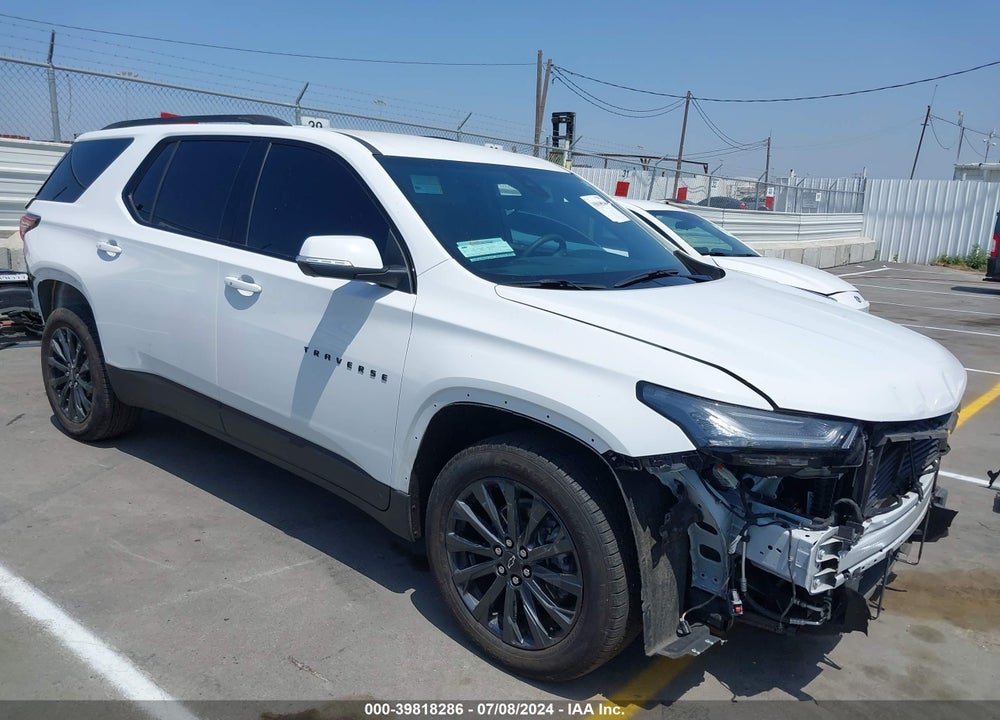 2022 CHEVROLET TRAVERSE FWD RS VIN: 1GNERJKW4NJ175346