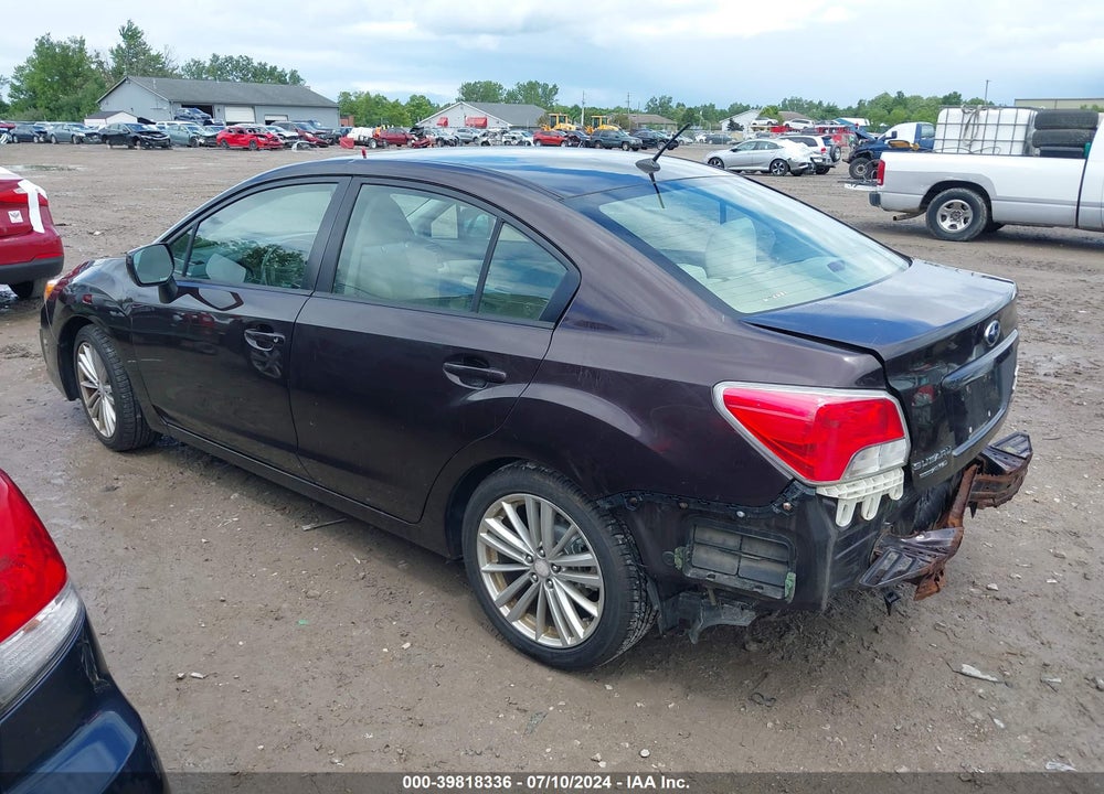 2012 SUBARU IMPREZA 2.0I PREMIUM VIN: JF1GJAD62CH004594