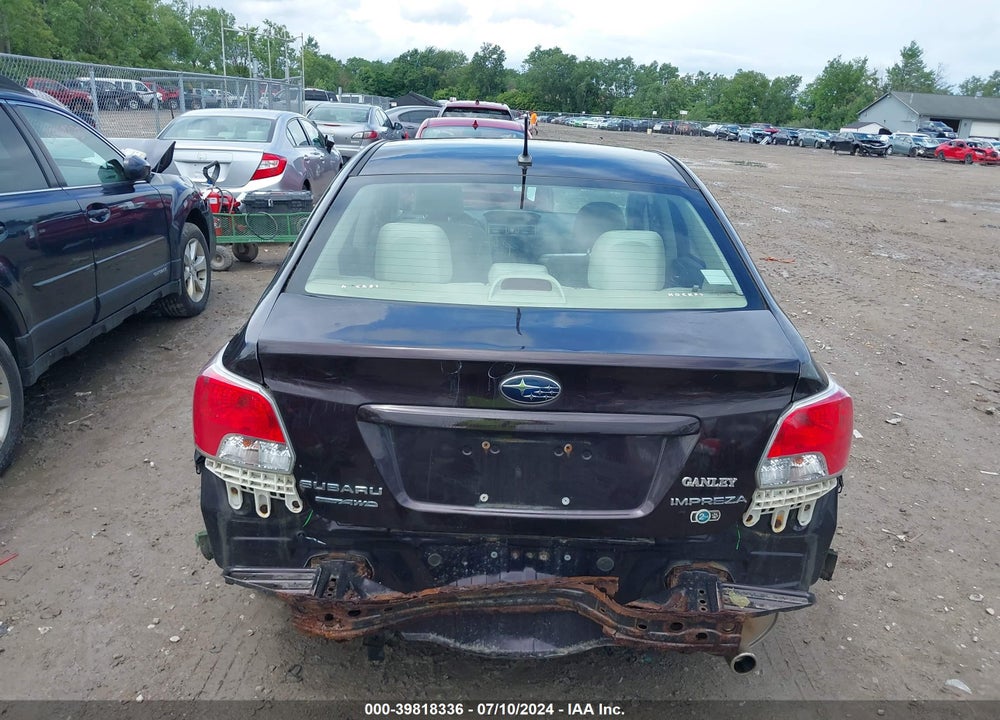 2012 SUBARU IMPREZA 2.0I PREMIUM VIN: JF1GJAD62CH004594