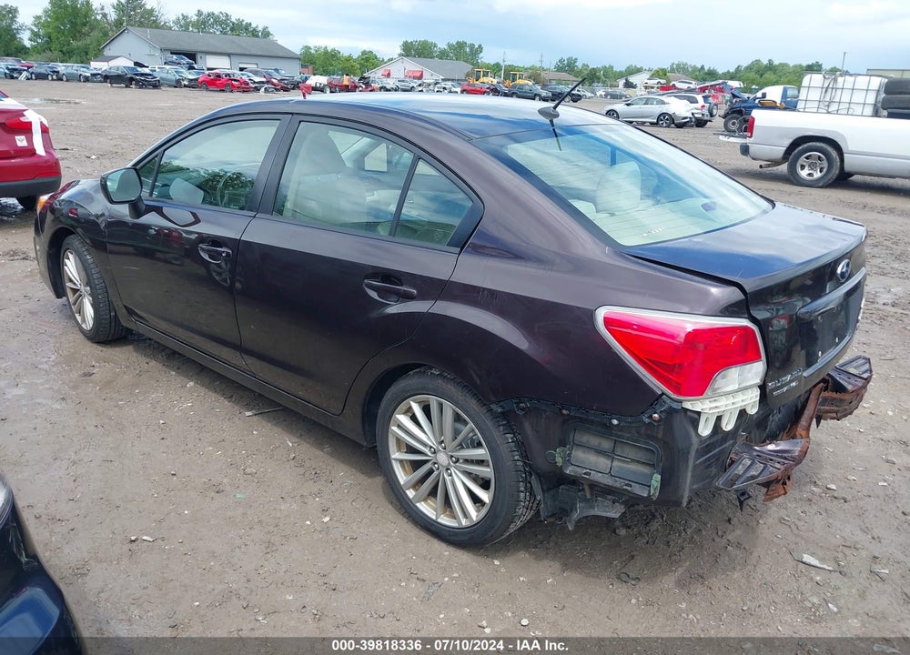 2012 SUBARU IMPREZA 2.0I PREMIUM VIN: JF1GJAD62CH004594