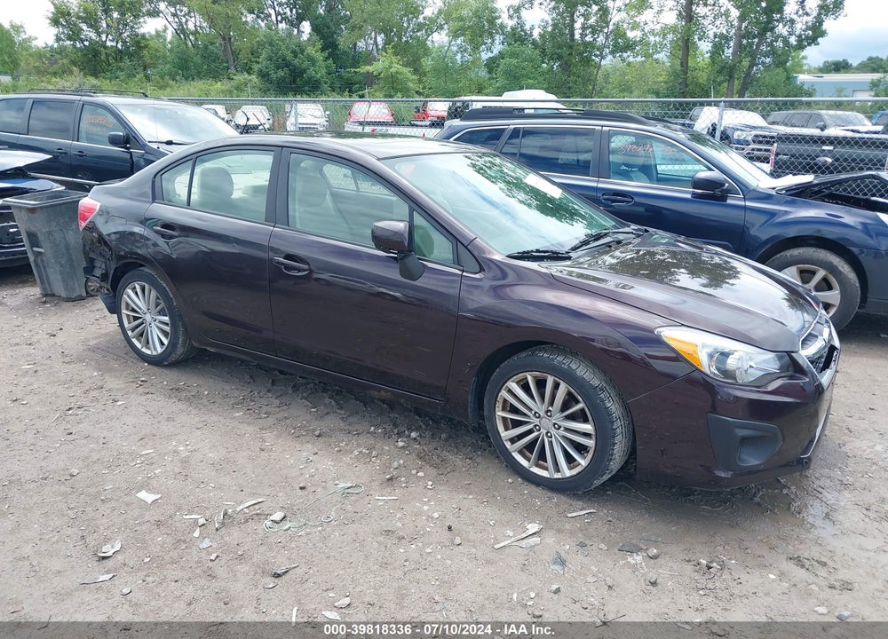 2012 SUBARU IMPREZA 2.0I PREMIUM VIN: JF1GJAD62CH004594