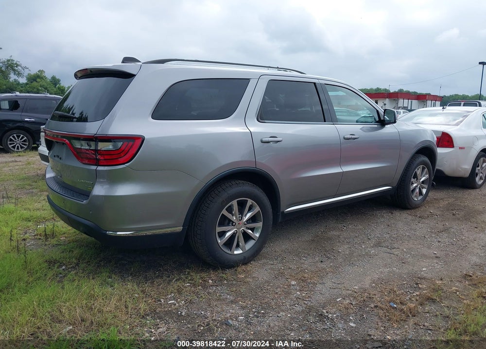 2015 DODGE DURANGO LIMITED VIN: 1C4RDJDG6FC766220