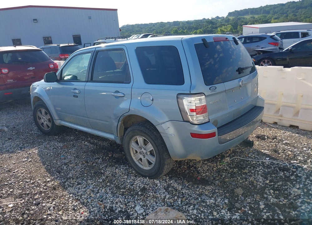 2008 MERCURY MARINER V6 VIN: 4M2CU91138KJ48294