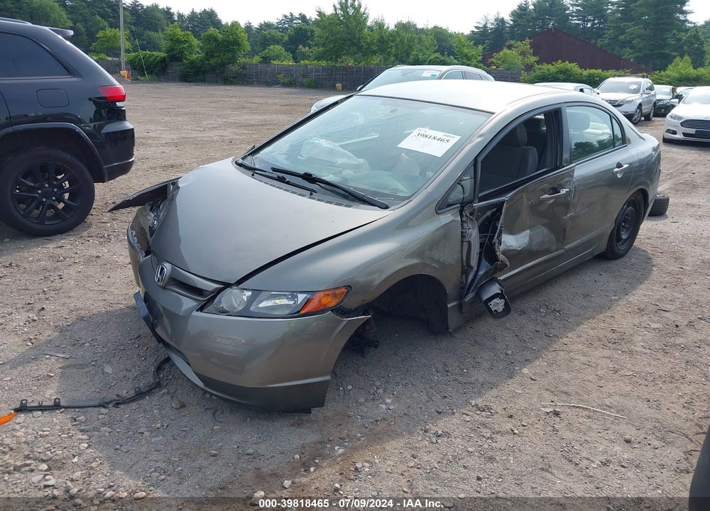 2008 HONDA CIVIC LX VIN: 2HGFA16508H336577