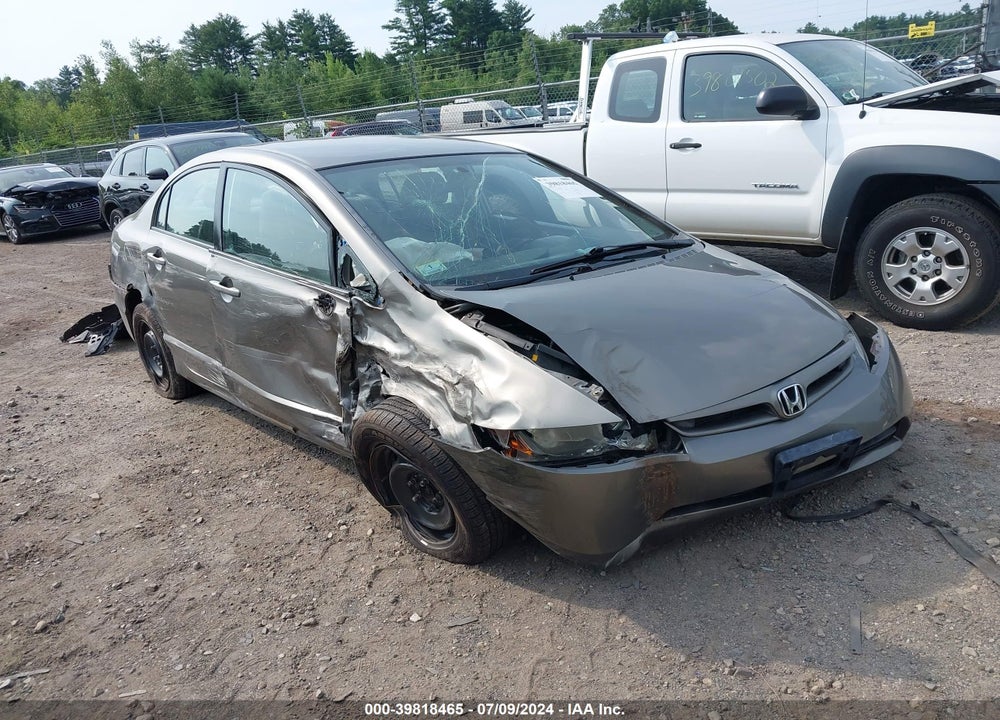 2008 HONDA CIVIC LX VIN: 2HGFA16508H336577
