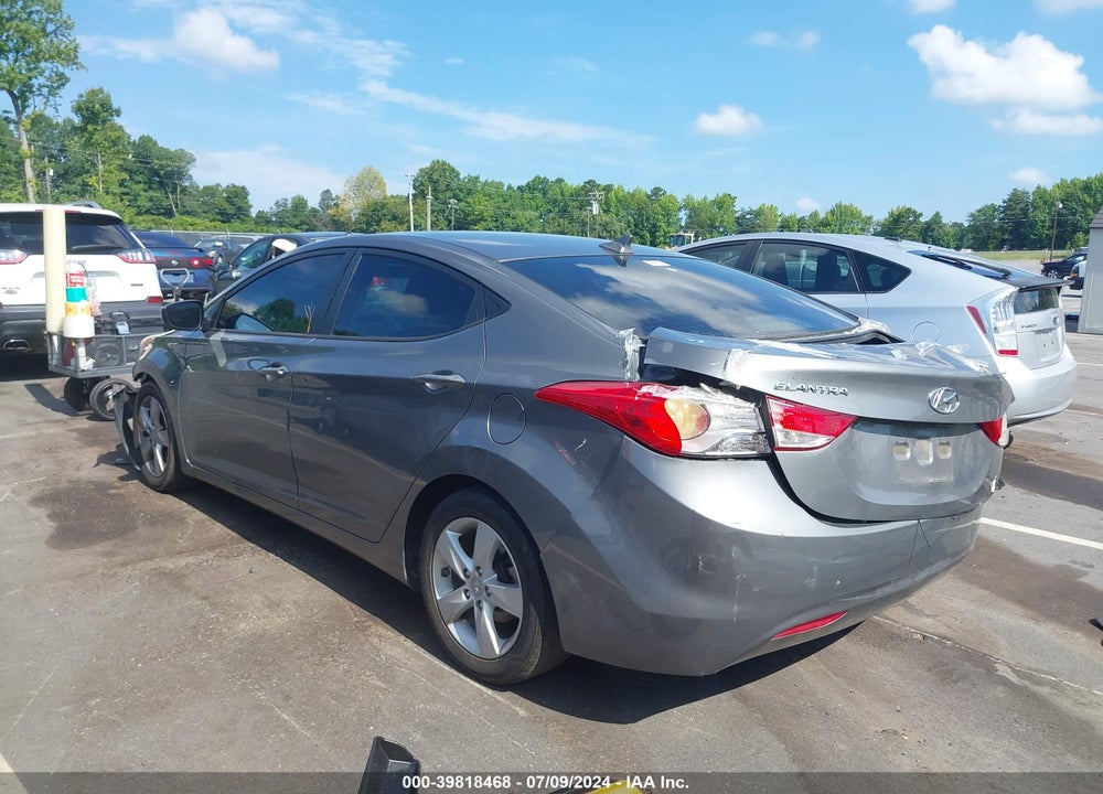 2013 HYUNDAI ELANTRA GLS VIN: 5NPDH4AE0DH310198