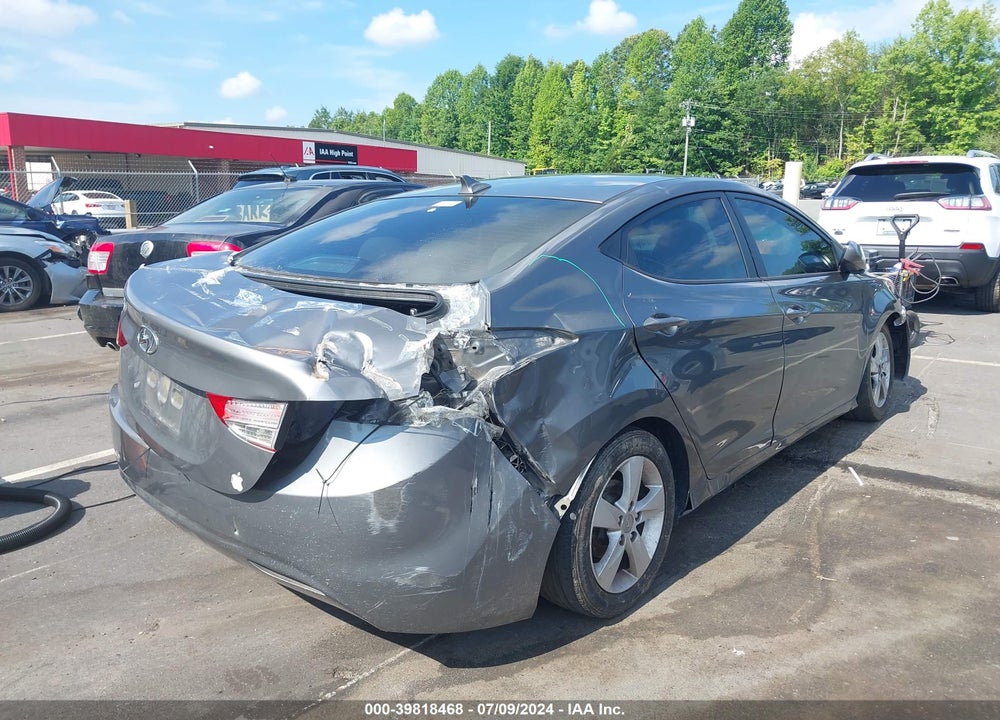 2013 HYUNDAI ELANTRA GLS VIN: 5NPDH4AE0DH310198