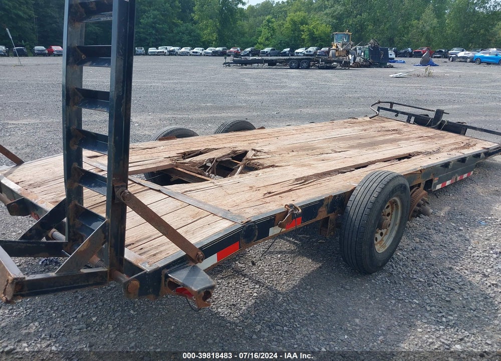 2017 LOAD TRAIL 20' FLATBED TRAILER VIN: 4ZECH2024H1132618