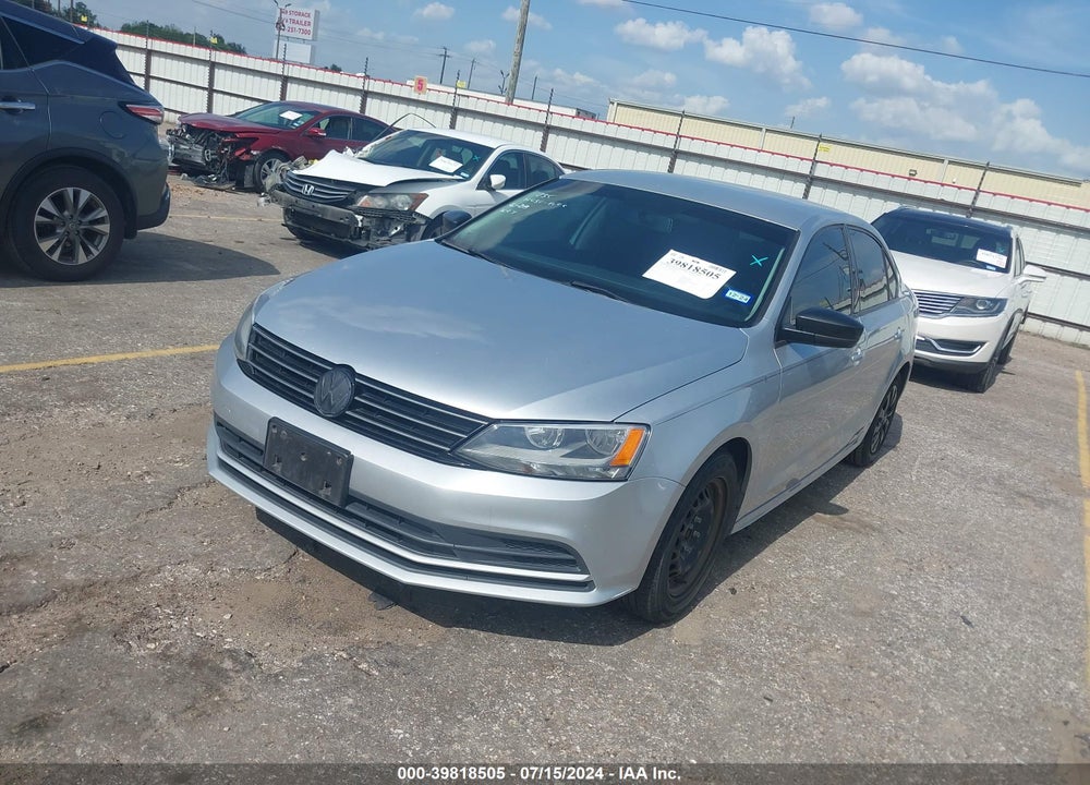 2015 VOLKSWAGEN JETTA 2.0L S VIN: 3VW2K7AJ0FM260422