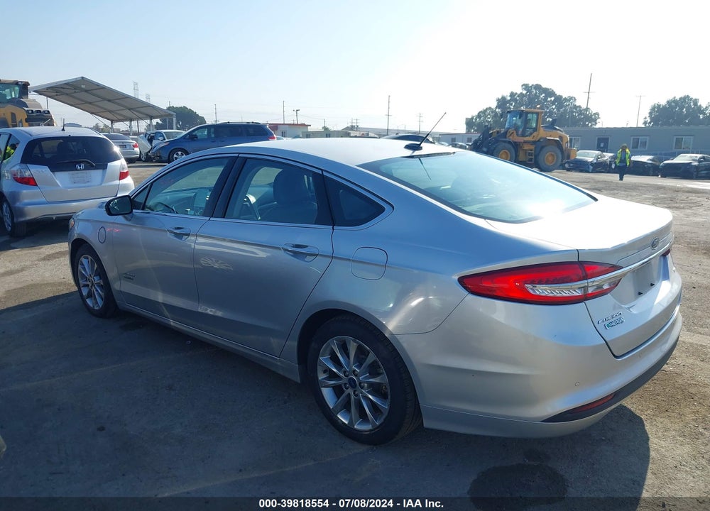 2017 FORD FUSION ENERGI SE LUXURY VIN: 3FA6P0PU6HR330046