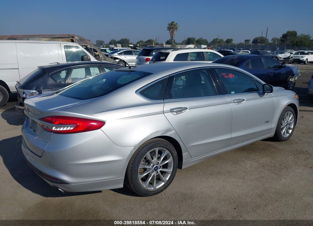 2017 FORD FUSION ENERGI SE LUXURY VIN: 3FA6P0PU6HR330046