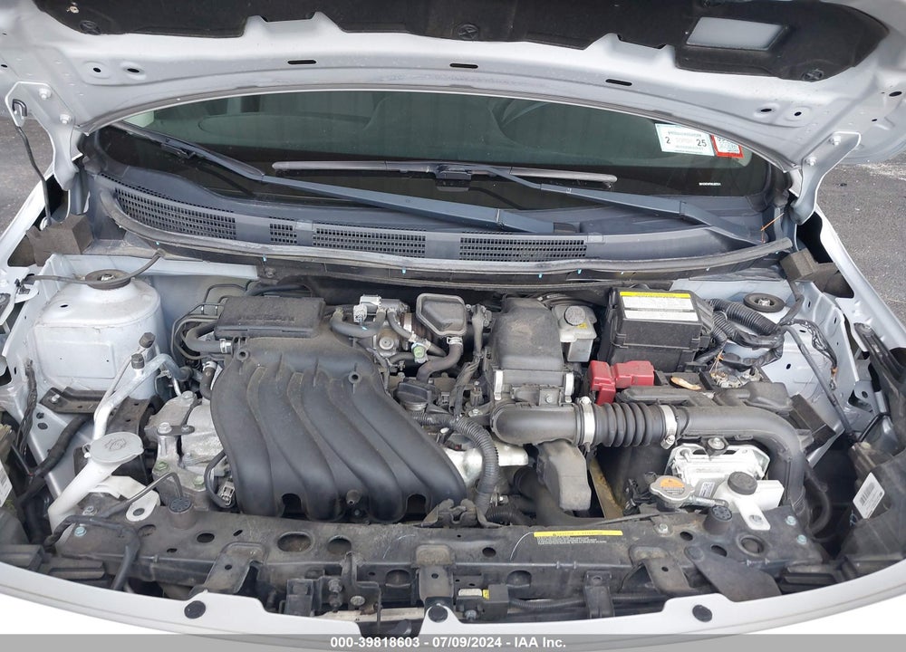 2019 NISSAN VERSA 1.6 S+ VIN: 3N1CN7AP5KL837211