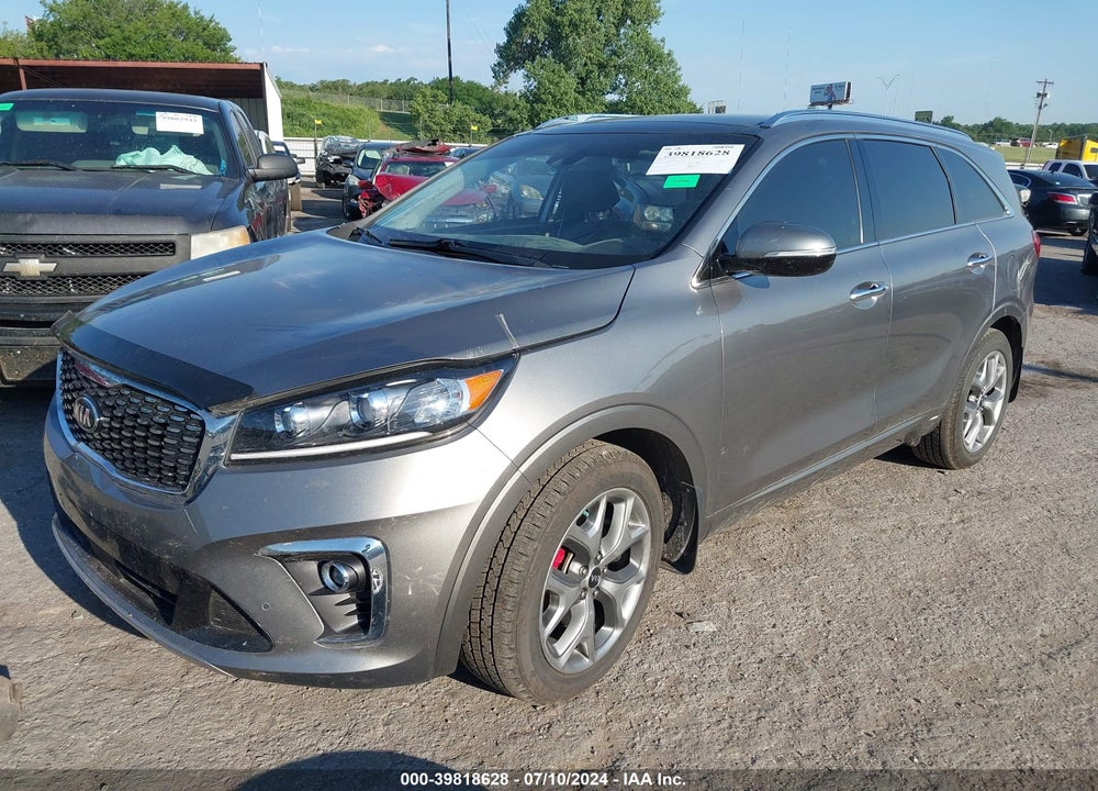 2019 KIA SORENTO 3.3L SX VIN: 5XYPK4A54KG506390