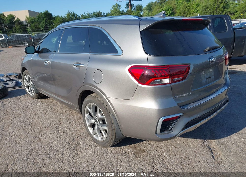 2019 KIA SORENTO 3.3L SX VIN: 5XYPK4A54KG506390