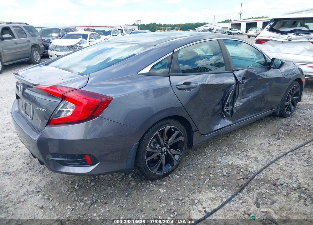 2020 HONDA CIVIC VIN: 2HGFC2F8XLH601492