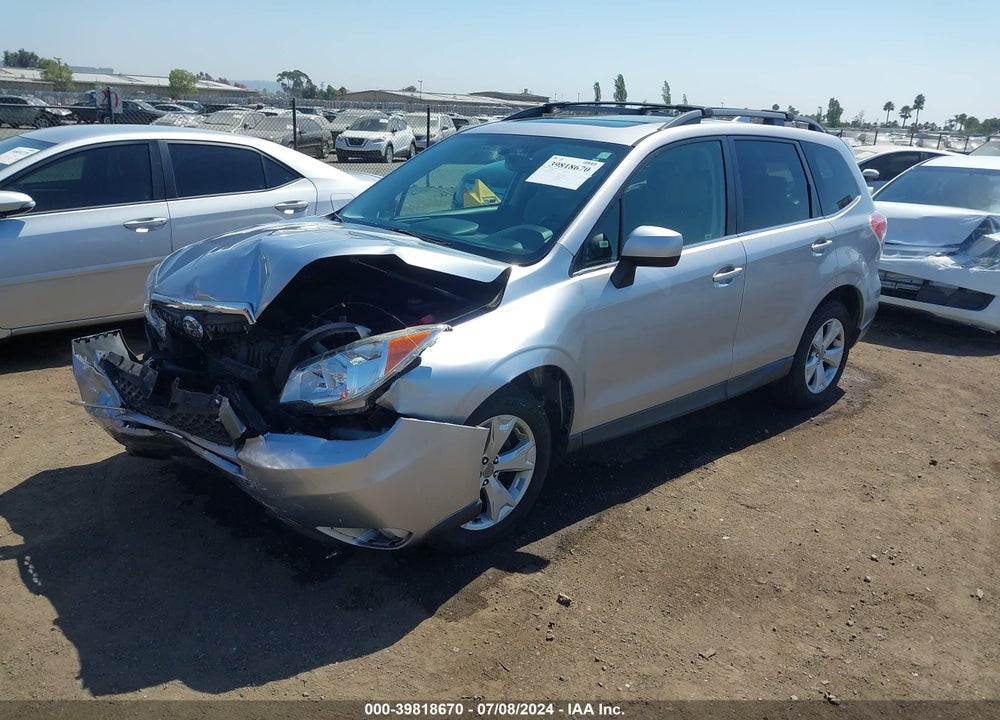 2016 SUBARU FORESTER 2.5I LIMITED VIN: JF2SJAHC1GH445810
