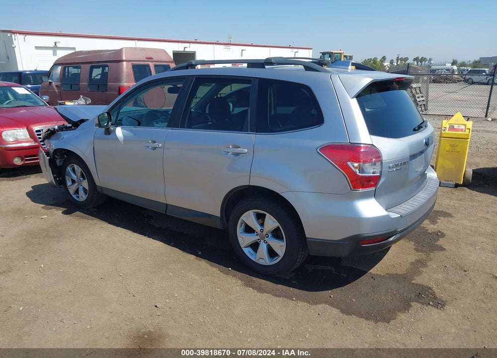 2016 SUBARU FORESTER 2.5I LIMITED VIN: JF2SJAHC1GH445810
