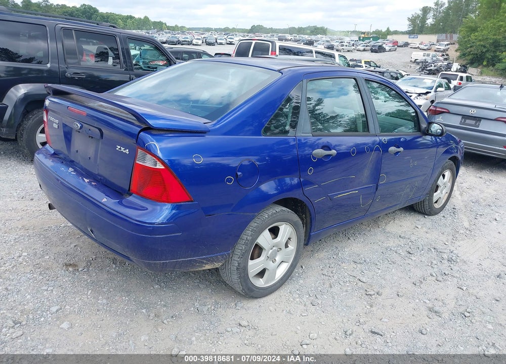 2006 FORD FOCUS ZX4 VIN: 1FAFP34N26W202007