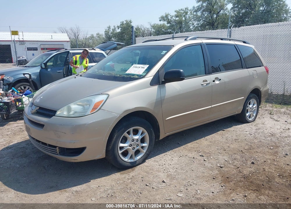 2004 TOYOTA SIENNA LE VIN: 5TDBA23C54S020268