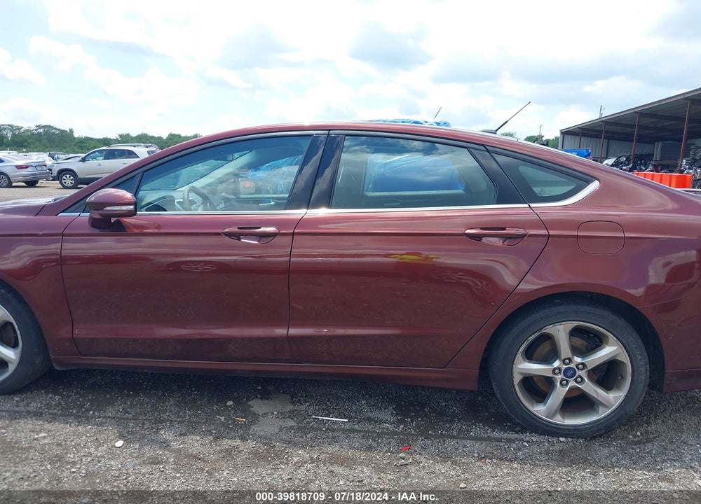 2015 FORD FUSION SE VIN: 3FA6P0H9XFR125935