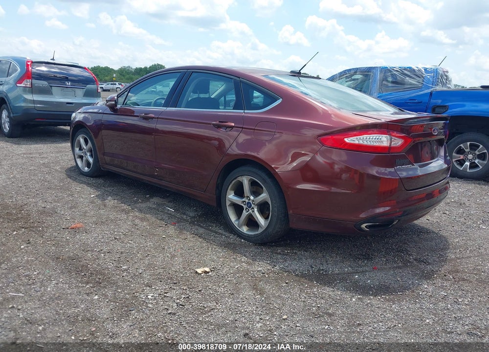 2015 FORD FUSION SE VIN: 3FA6P0H9XFR125935