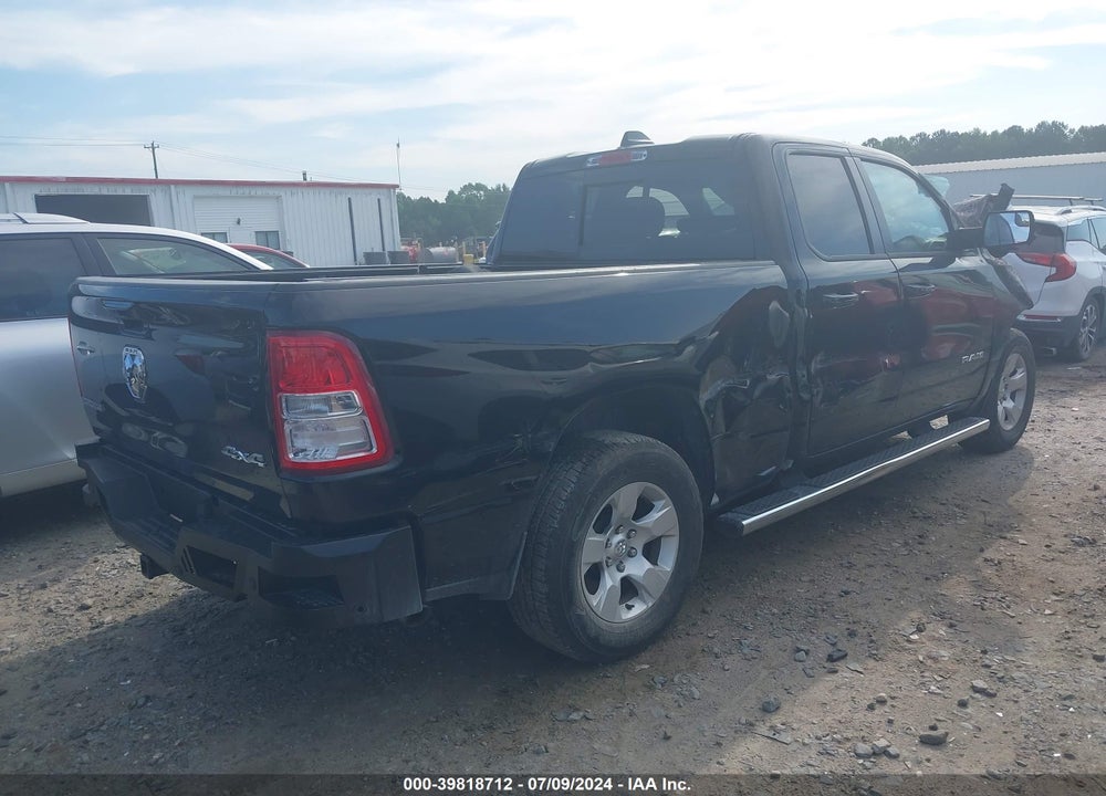 2021 BIG HORN RAM 1500  QUAD CAB 4X4 6'4 BOX VIN: 1C6RRFBG7MN758251