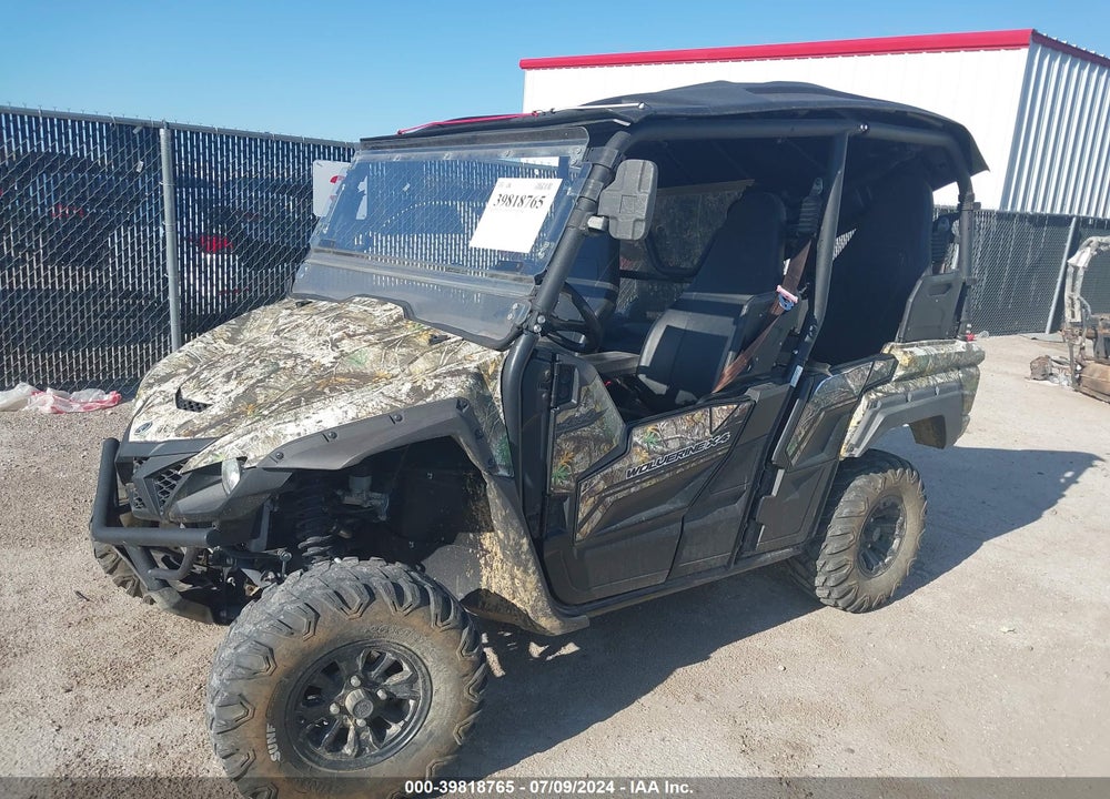 2019 YAMAHA YXF850 E VIN: 5Y4AN25Y8KA100836