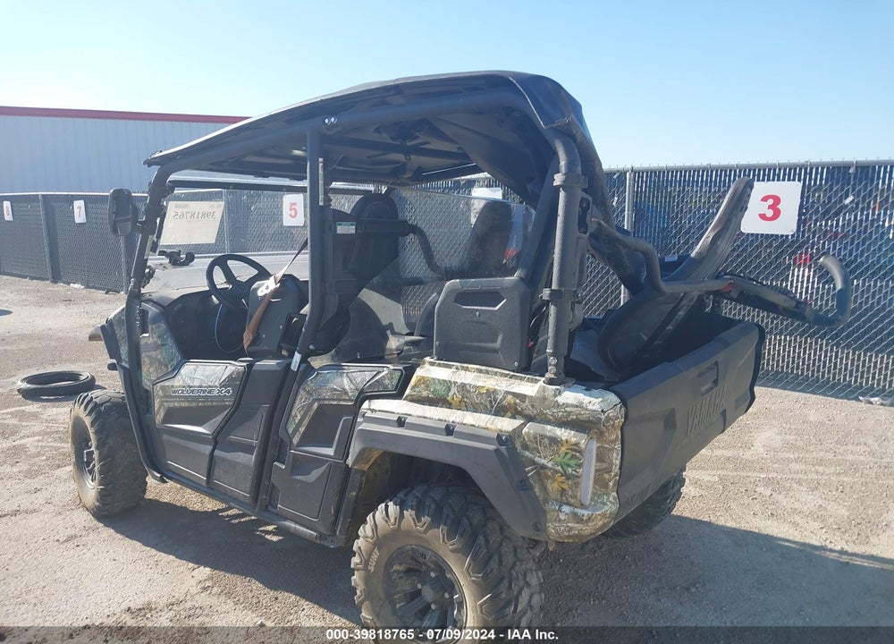 2019 YAMAHA YXF850 E VIN: 5Y4AN25Y8KA100836