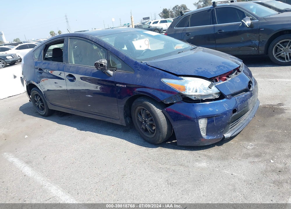 2014 TOYOTA PRIUS THREE VIN: JTDKN3DU7E1754863