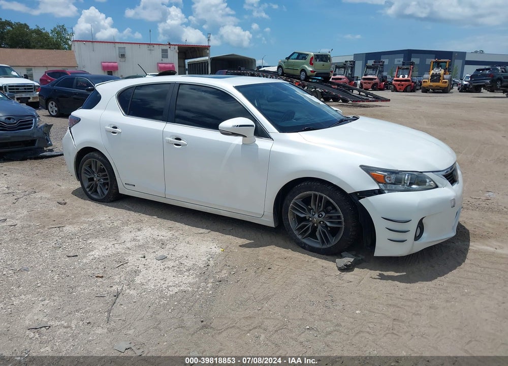 2013 LEXUS CT 200H VIN: JTHKD5BHXD2150994