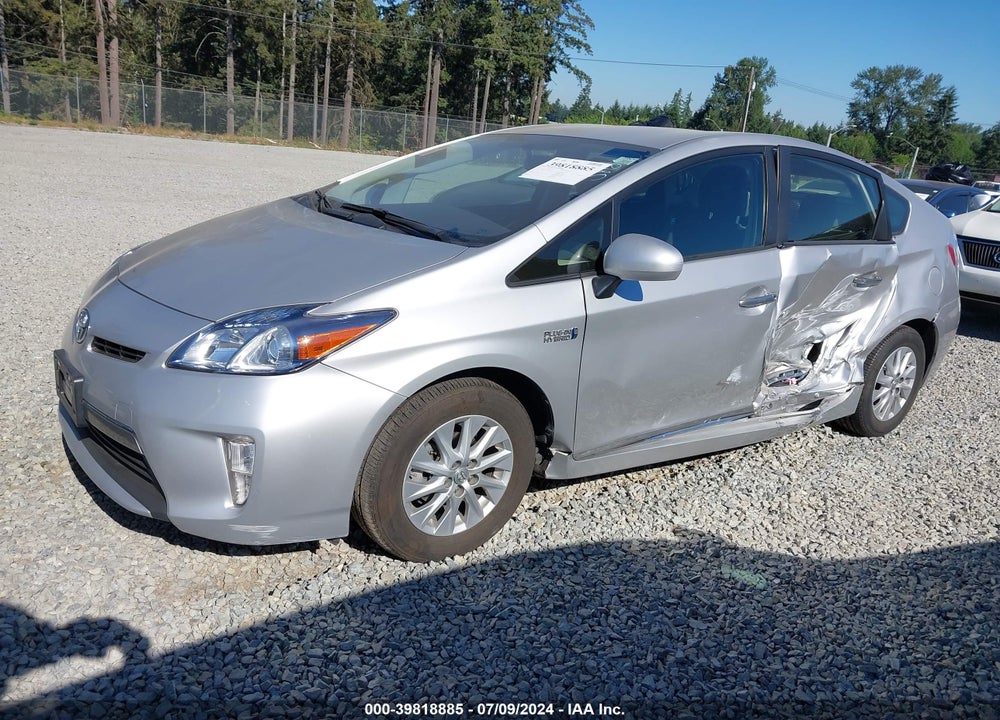 2013 TOYOTA PRIUS PLUG-IN ADVANCED VIN: JTDKN3DP2D3042077