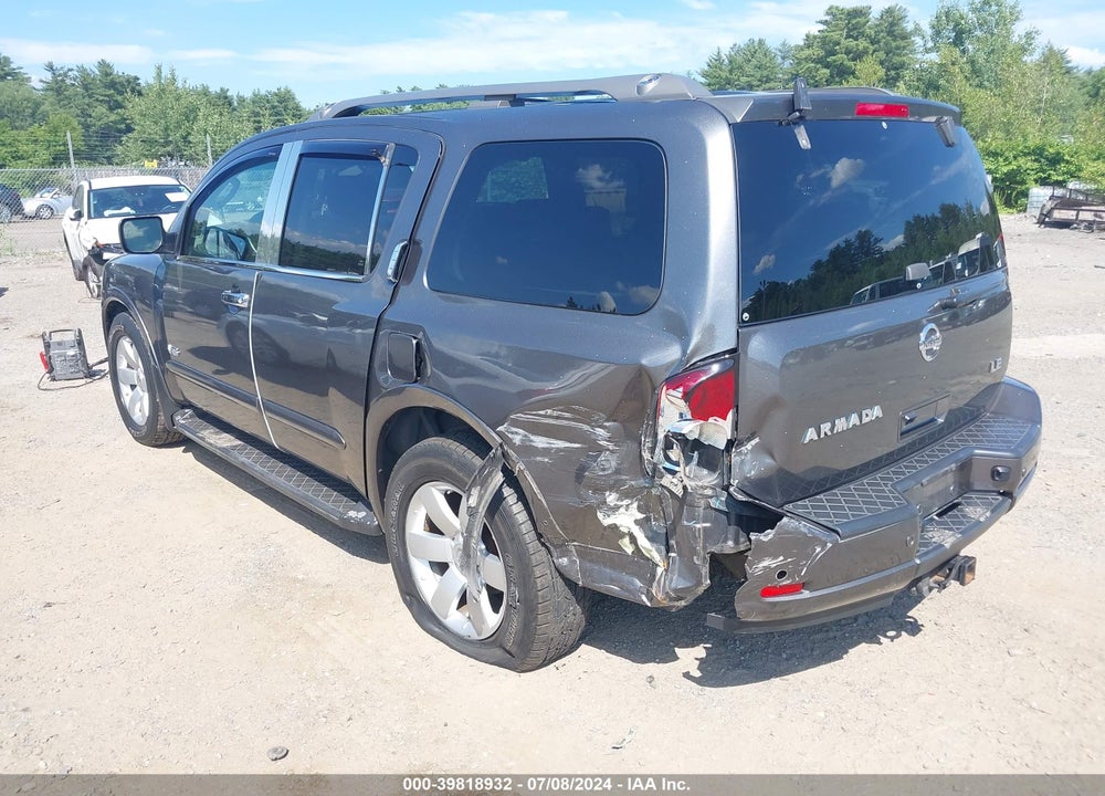 2008 NISSAN ARMADA LE VIN: 5N1AA08C68N626923