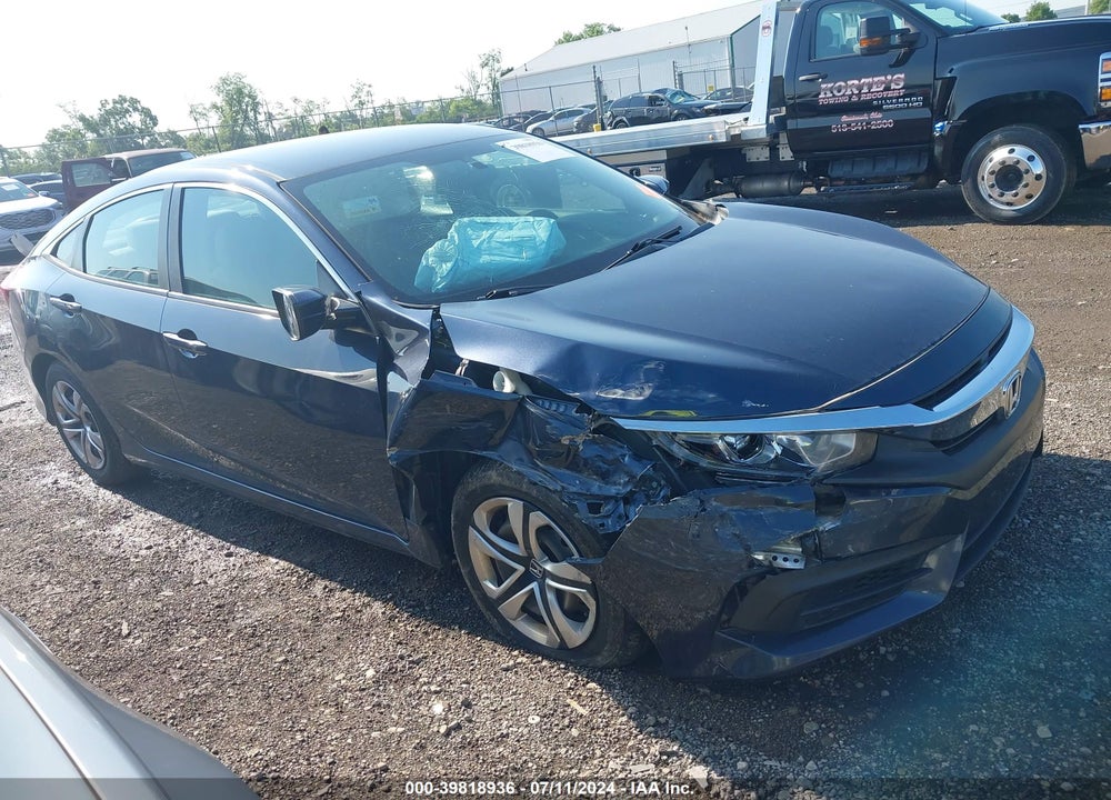 2017 HONDA CIVIC LX VIN: 19XFC2F57HE072283