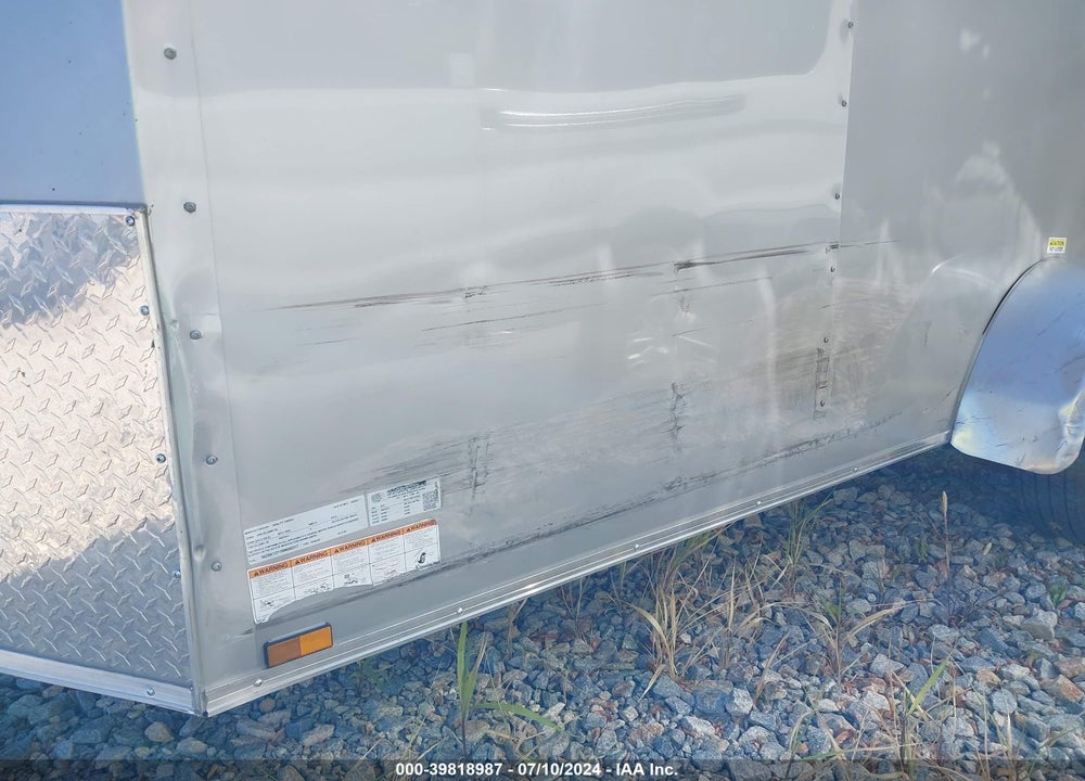 2024 QUALITY CARGO, LLC ENCLOSED TRAILER VIN: 50ZBE1211RN052317