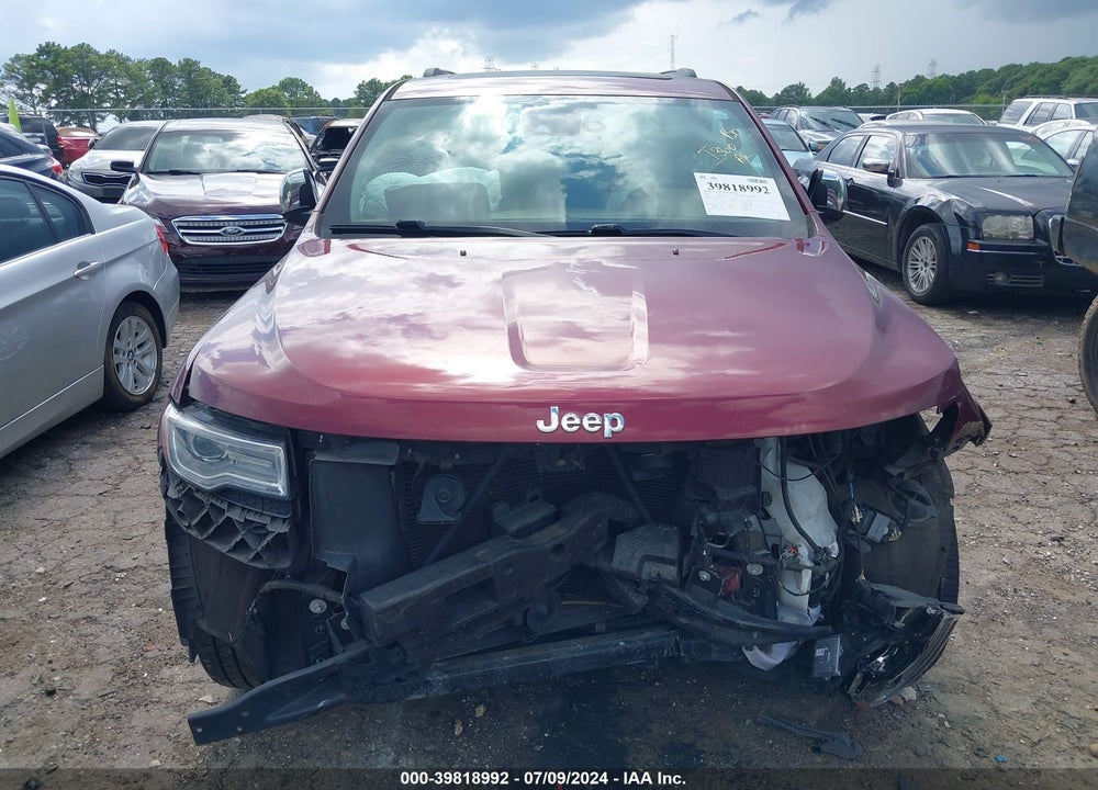 2016 JEEP GRAND CHEROKEE SUMMIT VIN: 1C4RJEJG3GC329443
