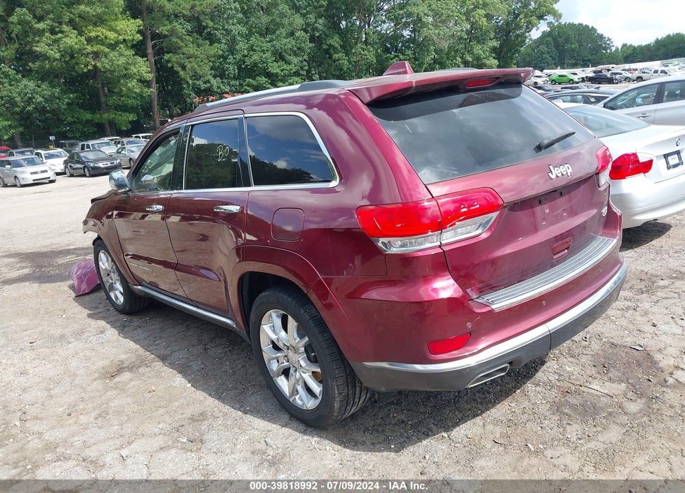 2016 JEEP GRAND CHEROKEE SUMMIT VIN: 1C4RJEJG3GC329443