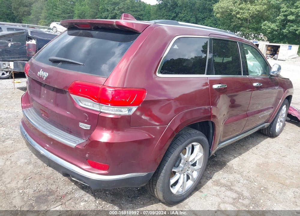 2016 JEEP GRAND CHEROKEE SUMMIT VIN: 1C4RJEJG3GC329443
