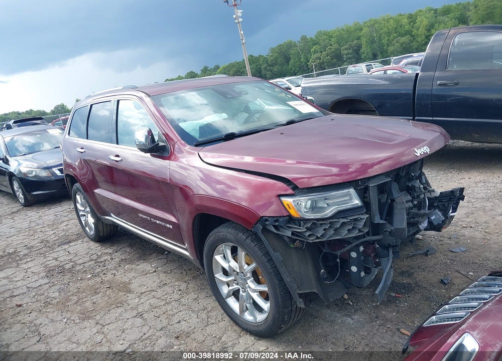 2016 JEEP GRAND CHEROKEE SUMMIT VIN: 1C4RJEJG3GC329443